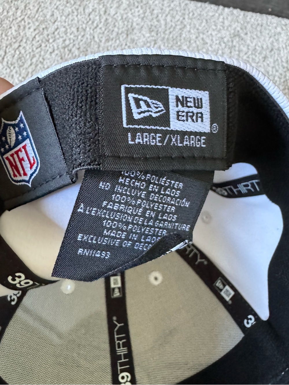 NWT Mens Detroit Lions New Era Sideline Flexfit Hat Size L/XL Fullback New - Picture 6 of 8